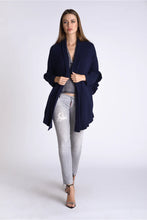 Load image into Gallery viewer, Mademoiselle Fuzzy Draped Cardigan
