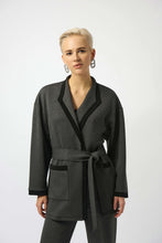 Load image into Gallery viewer, Scuba Jersey Belted Straight Coat 253223
