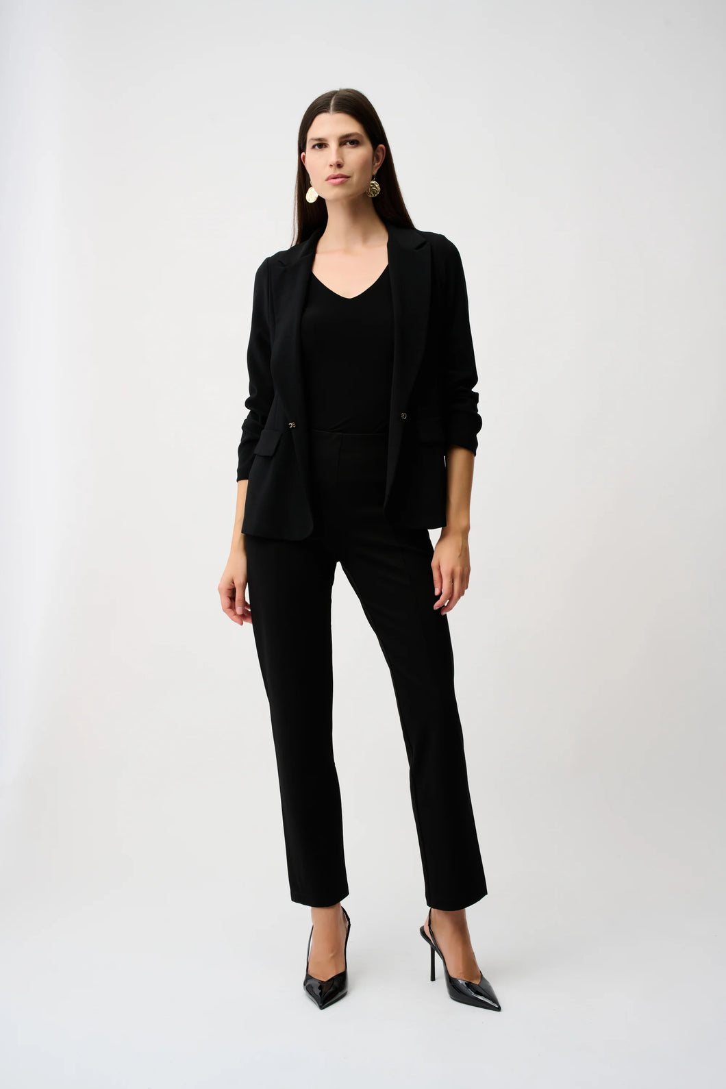 Heavy Knit Slim Fit Pull-On Pants 253920