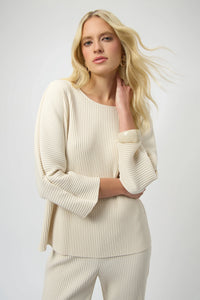 Pleated Scuba Crepe Boxy Top 254210
