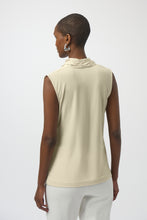 Load image into Gallery viewer, Recycled Knit S/L Wrap Top 254215
