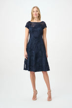 Load image into Gallery viewer, Embroidered Swirl Fit &amp; Flare Dress 264720
