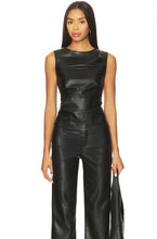 Load image into Gallery viewer, Meg Vegan Leather Top JW01V2048
