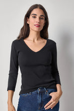 Load image into Gallery viewer, 3/4 Sleeve V-Neck PA1177
