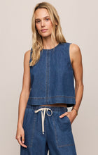 Load image into Gallery viewer, Sun Seeker Denim Tank ZT261113
