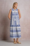 Load image into Gallery viewer, Maxi Vee Neck Maxi Dress 50093
