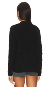 Laced Cable open Cardigan