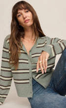 Load image into Gallery viewer, Medina Stripe Cardigan ZW263330S
