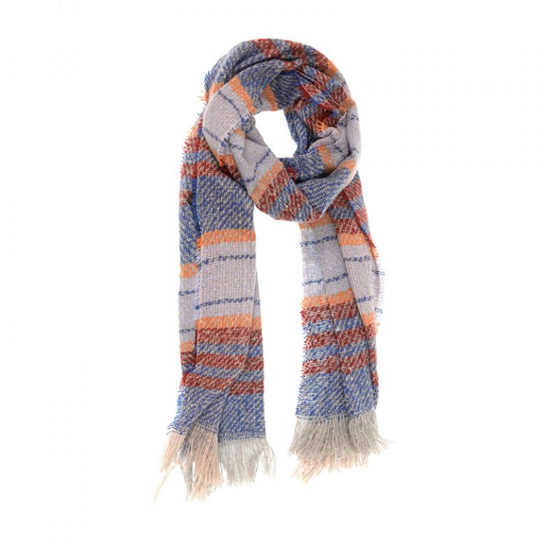 Bayadere Stripe Scarf E3229