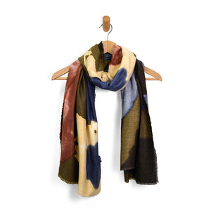 Multi Inkblot Scarf E3302