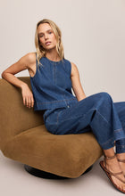 Load image into Gallery viewer, Sun Seeker Denim Tank ZT261113
