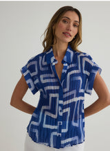 Load image into Gallery viewer, Pleated Roll Sleeve Button Down B4944-H78-300
