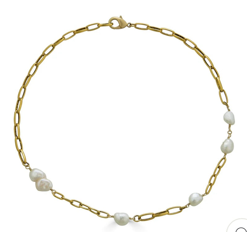 Keshi Pearl Necklace