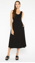 Load image into Gallery viewer, Ponte Knit Scoop Dress 1474
