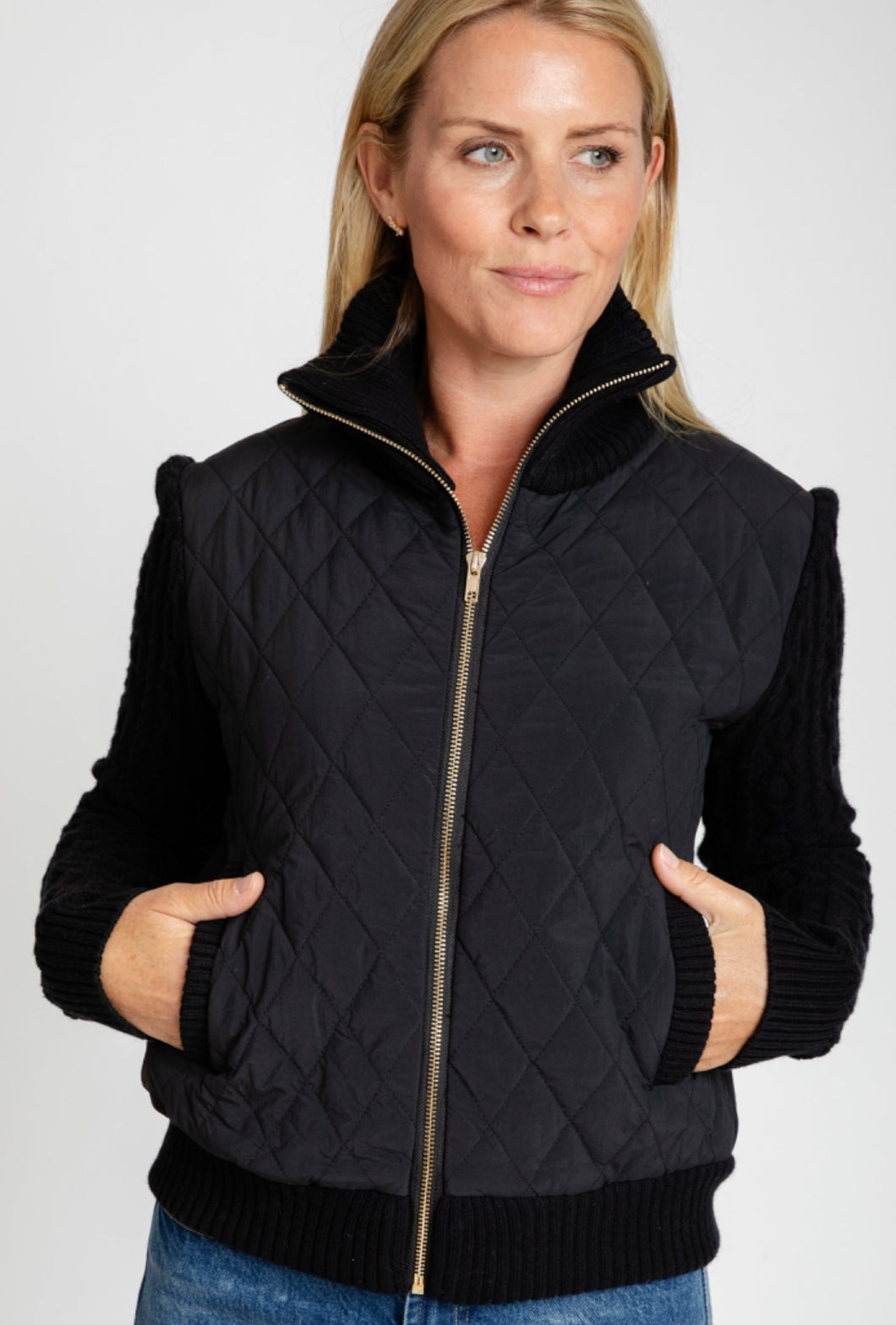 The Mia Mixed Media Jacket