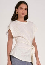 Load image into Gallery viewer, Crew Neck Cap Sleeve top JC11429
