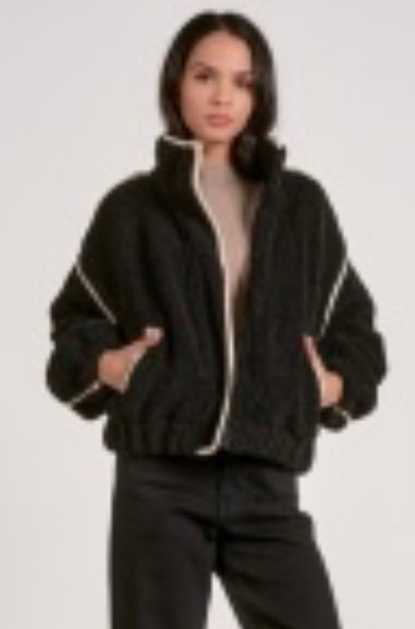 Zip front sweater JK8260