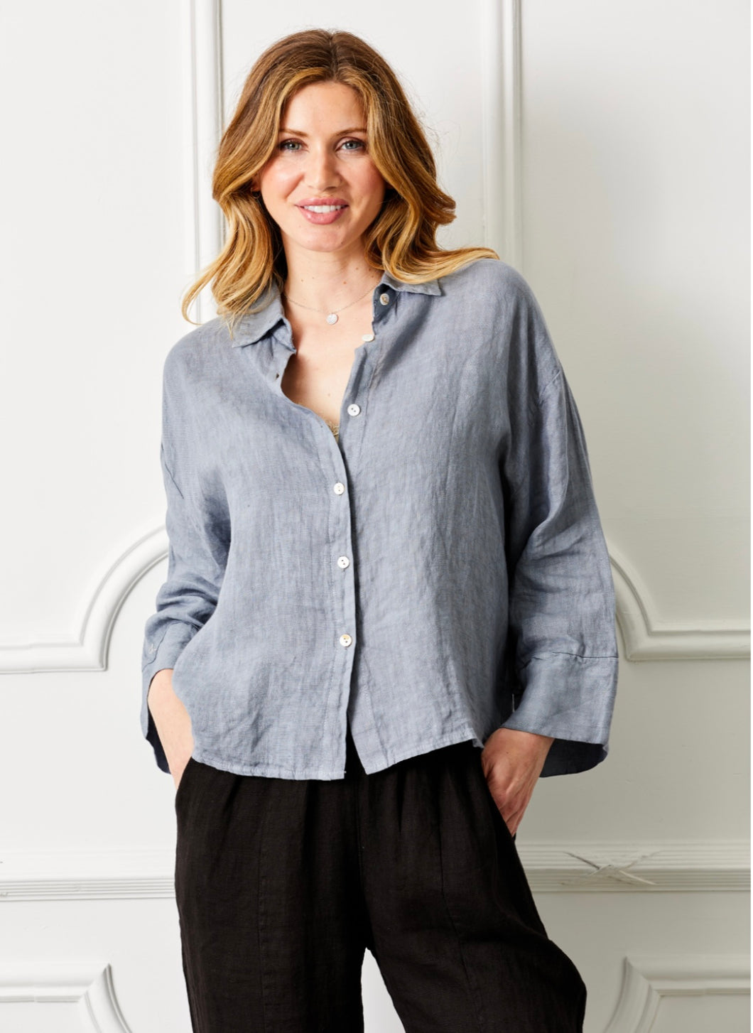 Lago HiLo Linen Shirt