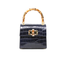 Load image into Gallery viewer, Bamboo Handle Leather Handbag  GF1922
