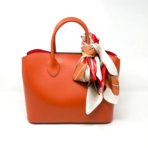 Black Italian Leather tote GF1943
