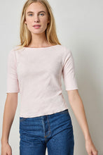 Load image into Gallery viewer, Elbow Sleeve Boatneck tee PA2907
