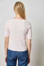 Load image into Gallery viewer, Elbow Sleeve Boatneck tee PA2907

