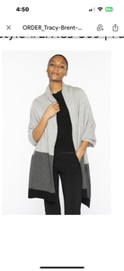 Textured Colorblock Wrap LRAC5-309