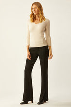 Load image into Gallery viewer, New Berkeley Pull-on Boot Cut Pant.  Ecru
