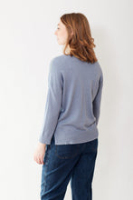 Load image into Gallery viewer, Lilla P 3/4 Sleeve Split Neck Sweater
