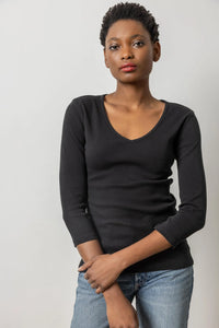 3/4 Sleeve V-Neck PA1177