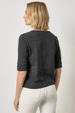 Load image into Gallery viewer, Rib Trim Elbow Split Neck PA3345
