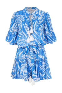 Sonny Mini Dress, Aegean Blue