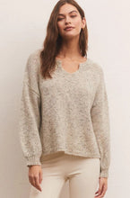 Load image into Gallery viewer, Z Supply Kensington Speckled Sweater, Heather Grey

