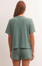 Load image into Gallery viewer, Z Supply Cozy Days Thermal Tee, Washed Jade
