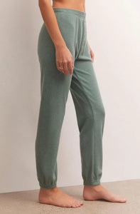 Z Supply Cozy Days Thermal Jogger, Washed Jade