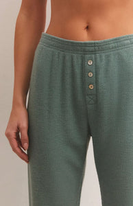 Z Supply Cozy Days Thermal Jogger, Washed Jade