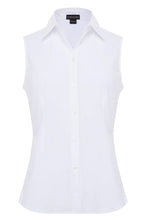 Load image into Gallery viewer, Ameliora Annie Sleeveless Shirt; White
