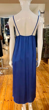 Load image into Gallery viewer, Suzy D London Goldy Satin Slip Dress, Royal Blue
