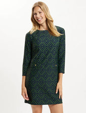 Load image into Gallery viewer, Jude Connally Sabine Dress, Green &amp; Navy
