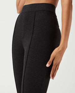 Spanx Hi-Rise Flare Pant; Charcoal Heather