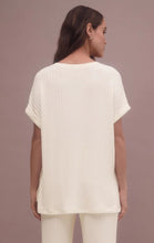 Load image into Gallery viewer, Z Supply Take It Easy Rib Tunic; Violet Heather/Bone
