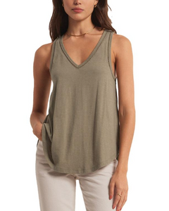 Vagabond Lace Trim Tank ZT242274