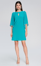 Load image into Gallery viewer, Silky Knit Chiffon Dress
