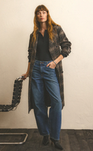Load image into Gallery viewer, Jackie Plaid Trench ZJ243988
