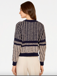 2-Tone Jacquard Crop NHT14168