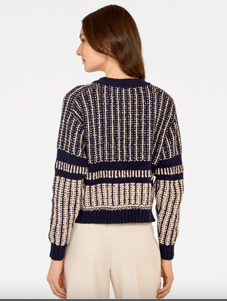 2-Tone Jacquard Crop NHT14168