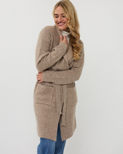 Load image into Gallery viewer, Long Belted Cardigan F2518505
