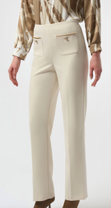 Scuba Crepe Straight Pants 254043