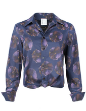 Load image into Gallery viewer, Moxie Shirt Watercolor Pansy 3472074P
