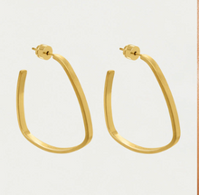 Load image into Gallery viewer, Small Square Hoops 409
